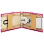 Klappbare Massageliege 2 Zonen aus weißem und rosa Holz von vidaXL, Massageliegen - Ref: Foro24-110210, Preis: 149,06 €, Raba...