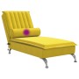 Massage Divan Sofa with Yellow Velvet Cushion by vidaXL, Daybeds - Ref: Foro24-379465, Price: 119,72 €, Discount: %