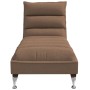 Massage divan sofa with brown fabric cushions by vidaXL, Daybeds - Ref: Foro24-379478, Price: 196,25 €, Discount: %