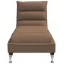 Massage divan sofa with brown fabric cushions by vidaXL, Daybeds - Ref: Foro24-379478, Price: 192,56 €, Discount: %