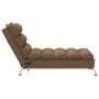 Massage divan sofa with brown fabric cushions by vidaXL, Daybeds - Ref: Foro24-379478, Price: 192,56 €, Discount: %