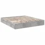 Concrete gray engineered wood bed with drawers 180x200 cm by vidaXL, Beds and slatted bases - Ref: Foro24-3280639, Price: 163...