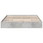 Concrete gray engineered wood bed with drawers 180x200 cm by vidaXL, Beds and slatted bases - Ref: Foro24-3280639, Price: 163...