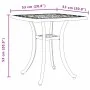 Weißer Gartentisch aus Aluminiumguss, 53 x 53 x 53 cm von vidaXL, Gartentische - Ref: Foro24-4002817, Preis: 67,43 €, Rabatt: %