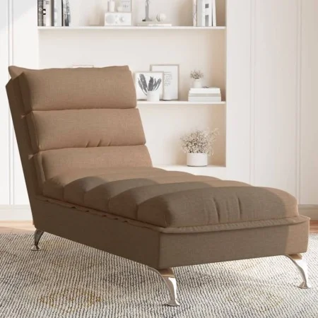 Divan sofa with brown fabric cushions by vidaXL, Daybeds - Ref: Foro24-379471, Price: 165,21 €, Discount: %