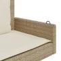 Swing bench with beige synthetic rattan cushions 119x56x48 cm by vidaXL, garden benches - Ref: Foro24-365632, Price: 131,02 €...