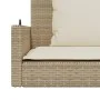 Swing bench with beige synthetic rattan cushions 119x56x48 cm by vidaXL, garden benches - Ref: Foro24-365632, Price: 131,02 €...