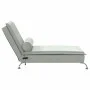 Massage Divan Sofa with Light Gray Velvet Cushion by vidaXL, Daybeds - Ref: Foro24-379459, Price: 133,32 €, Discount: %