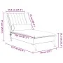 Massage Divan Sofa with Light Gray Velvet Cushion by vidaXL, Daybeds - Ref: Foro24-379459, Price: 133,32 €, Discount: %