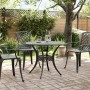 Schwarzer Gartentisch aus Aluminiumguss Ø90x75 cm von vidaXL, Gartentische - Ref: Foro24-4002808, Preis: 220,69 €, Rabatt: %