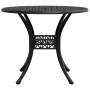 Mesa de jardín aluminio fundido negro Ø90x75 cm de vidaXL, Mesas de jardín - Ref: Foro24-4002808, Precio: 220,69 €, Descuento: %
