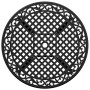 Black cast aluminum garden table Ø90x75 cm by vidaXL, Garden tables - Ref: Foro24-4002808, Price: 220,69 €, Discount: %