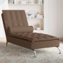 Massage Divan Sofa with Brown Fabric Cushion by vidaXL, Daybeds - Ref: Foro24-379446, Price: 150,46 €, Discount: %