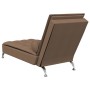 Massage Divan Sofa with Brown Fabric Cushion by vidaXL, Daybeds - Ref: Foro24-379446, Price: 150,46 €, Discount: %