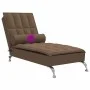 Massage Divan Sofa with Brown Fabric Cushion by vidaXL, Daybeds - Ref: Foro24-379446, Price: 147,79 €, Discount: %