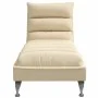 Divan sofa with cream fabric cushions by vidaXL, Daybeds - Ref: Foro24-379473, Price: 174,68 €, Discount: %