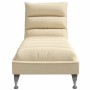 Diwansofa mit cremefarbenen Stoffkissen von vidaXL, Tagesbetten - Ref: Foro24-379473, Preis: 178,03 €, Rabatt: %