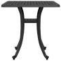 Black cast aluminum garden table 80x80x75 cm by vidaXL, Garden tables - Ref: Foro24-4002820, Price: 73,98 €, Discount: %