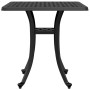 Black cast aluminum garden table 80x80x75 cm by vidaXL, Garden tables - Ref: Foro24-4002820, Price: 73,98 €, Discount: %