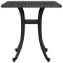 Mesa de jardín aluminio fundido negro 80x80x75 cm de vidaXL, Mesas de jardín - Ref: Foro24-4002820, Precio: 67,95 €, Descuent...