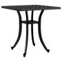 Mesa de jardín aluminio fundido negro 80x80x75 cm de vidaXL, Mesas de jardín - Ref: Foro24-4002820, Precio: 67,95 €, Descuent...