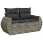 Garden sofa set with cushions 5 pieces gray synthetic rattan by vidaXL, Garden sets - Ref: Foro24-3268360, Price: 364,31 €, D...