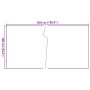 Weiße Balkonmarkise aus synthetischem Rattan, 500 x 100 cm von vidaXL, Zaunpaneele - Ref: Foro24-156288, Preis: 50,92 €, Raba...