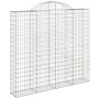 Gabionenkörbe 5 Stück Bogenform Eisen 200x30x180/200 cm von vidaXL, Töpfe und Pflanzgefäße - Ref: Foro24-3146197, Preis: 607,...