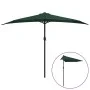 Halbrunder Balkonschirm aus grünem Aluminium, 300 x 155 cm von vidaXL, Sonnenschirme - Ref: Foro24-44592, Preis: 61,81 €, Rab...