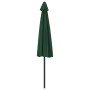 Sombrilla de balcón semicircular palo aluminio verde 300x155cm de vidaXL, Sombrillas - Ref: Foro24-44592, Precio: 63,73 €