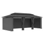 Pavillon mit anthrazitgrauen Vorhängen 600x298x270 cm von vidaXL, Zelte und Pavillons - Ref: Foro24-47966, Preis: 396,63 €, R...
