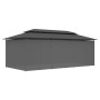 Pavillon mit anthrazitgrauen Vorhängen 600x298x270 cm von vidaXL, Zelte und Pavillons - Ref: Foro24-47966, Preis: 404,64 €, R...