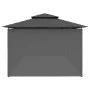 Gazebo with anthracite gray curtains 600x298x270 cm by vidaXL, Tents and gazebos - Ref: Foro24-47966, Price: 412,22 €, Discou...