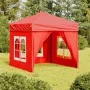 Carpa para fiestas plegable con paredes laterales rojo 2x2 m by vidaXL, Tents and gazebos - Ref: Foro24-93506, Price: 125,37 ...