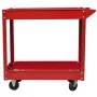 Carrito de herramientas de taller rojo 100 kg de vidaXL, Carretillas de carga - Ref: Foro24-140154, Precio: 91,52 €, Descuent...