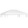 Toldo de cenador 270 g/m² 4x3 m blanco