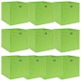 Aufbewahrungsboxen 10 Stück grüner Stoff 32x32x32 cm von vidaXL, Aufbewahrungskörbe - Ref: Foro24-288371, Preis: 52,03 €, Rab...
