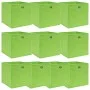 Cajas de almacenaje 10 uds tela verde 32x32x32 cm de vidaXL, Cestas para almacenaje - Ref: Foro24-288371, Precio: 50,99 €, De...