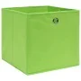 Storage boxes 10 pcs green fabric 32x32x32 cm by vidaXL, Storage baskets - Ref: Foro24-288371, Price: 51,16 €, Discount: %