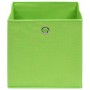 Aufbewahrungsboxen 10 Stück grüner Stoff 32x32x32 cm von vidaXL, Aufbewahrungskörbe - Ref: Foro24-288371, Preis: 52,03 €, Rab...