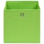 Storage boxes 10 pcs green fabric 32x32x32 cm by vidaXL, Storage baskets - Ref: Foro24-288371, Price: 51,16 €, Discount: %