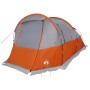 Campingzelt mit Tunnel für 4 Personen, wasserdicht, grau orange. von vidaXL, Zelte - Ref: Foro24-94633, Preis: 168,67 €, Raba...