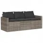 Juego de comedor jardín 2 pzas con cojines ratán sintético gris by vidaXL, Garden sets - Ref: Foro24-366331, Price: 270,13 €,...