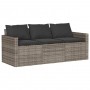Juego de comedor jardín 2 pzas con cojines ratán sintético gris by vidaXL, Garden sets - Ref: Foro24-366331, Price: 259,76 €,...