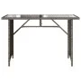 Juego de comedor jardín 2 pzas con cojines ratán sintético gris by vidaXL, Garden sets - Ref: Foro24-366331, Price: 270,13 €,...