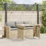 Set comedor de jardín 2 pzas con cojines ratán sintético beige by vidaXL, Garden sets - Ref: Foro24-366333, Price: 285,37 €, ...