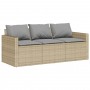 Garten-Essgruppe, 2-teilig, mit beigen Polstern aus synthetischem Rattan. von vidaXL, Gartensets - Ref: Foro24-366333, Preis:...