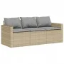 Set comedor de jardín 2 pzas con cojines ratán sintético beige by vidaXL, Garden sets - Ref: Foro24-366333, Price: 285,37 €, ...
