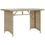 Set comedor de jardín 2 pzas con cojines ratán sintético beige by vidaXL, Garden sets - Ref: Foro24-366333, Price: 285,37 €, ...