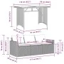 Set comedor de jardín 2 pzas con cojines ratán sintético beige by vidaXL, Garden sets - Ref: Foro24-366333, Price: 285,37 €, ...